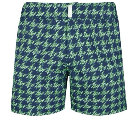 Vilebrequin Fish Foot Swim Trunks Shorts Blue Green Men’s Small